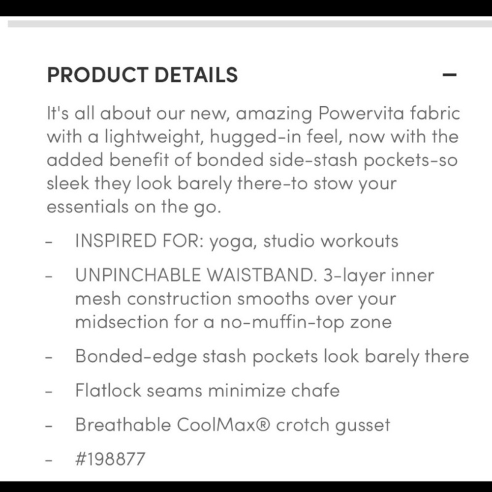 ATHLETA I Legging Salutation Stash Pocket Tight Gray XS - Picture 14 of 14